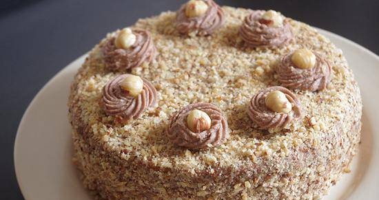 Rolcake met roomkaas en nutella