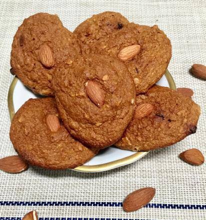 Biscotti di farina d'avena con sapore d'infanzia e senza grassi sui lati