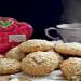 Galletas de centeno con maní y ajonjolí de E. Jimenez