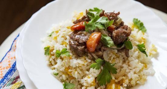 Azerbaijani pilaf with pumpkin from Stalik Khankishiev