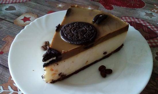 No-bake cake na may Oreo cookies