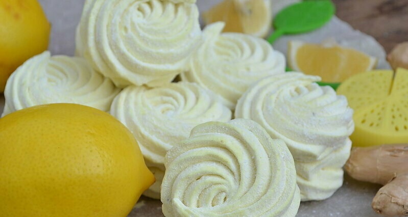 Marshmallow al limone con zenzero