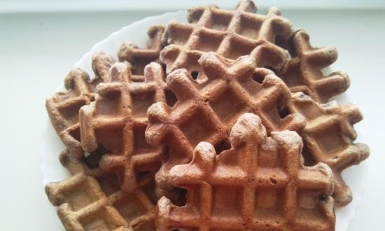 Masarap na waffles na binawasan ng calorie