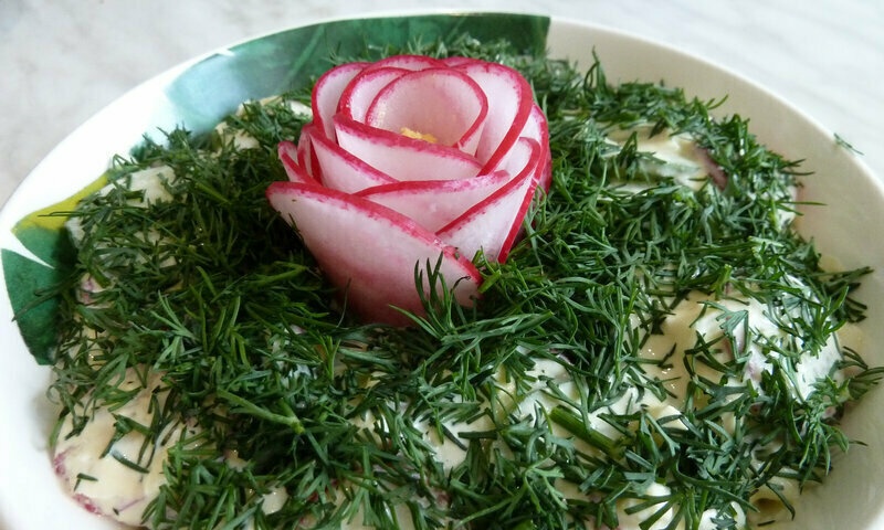 Vyatka radish salad