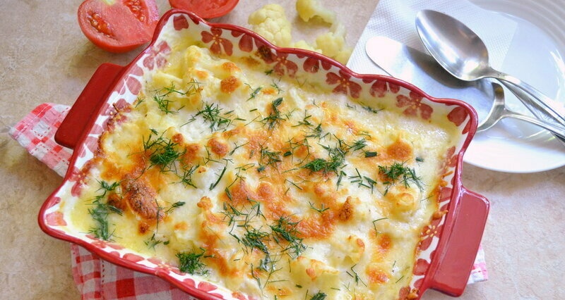 Cauliflower gratin (+ video)