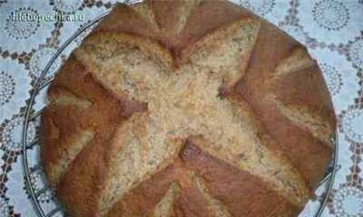 Pan de masa fermentada de centeno y trigo (en el horno)