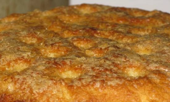 Yeast cake with caramel (Brunsviger)