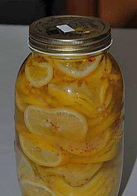 Limones en escabeche (receta israelí)