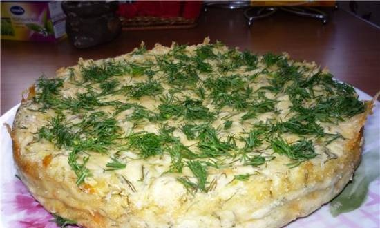 Cheesecake di zucchine in casseruola (Panasonic SR-TMH 18)