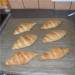 Dry yeast croissants