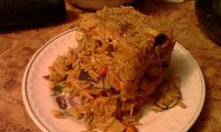 Rice with vegetables