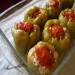 Stuffed peppers with olive oil