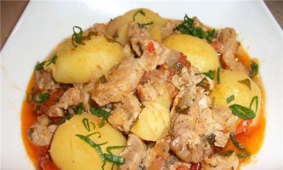 Meat stew with vegetables