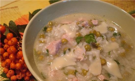 Sopa veneciana de arroz para cuco 1054