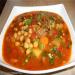 Chickpea soup red