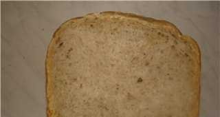 Wheat-buckwheat simple bread