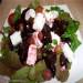 Beetroot salad na may keso (feta cheese)