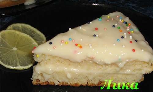 Pastel de limón