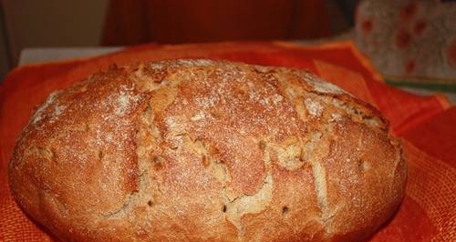 Pane rustico ceco - una variazione sul tema.