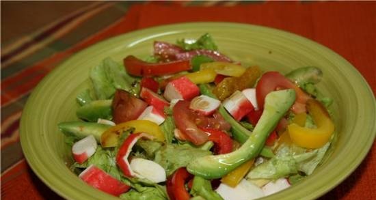 Ensalada de verduras simple