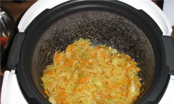 Stewed cabbage