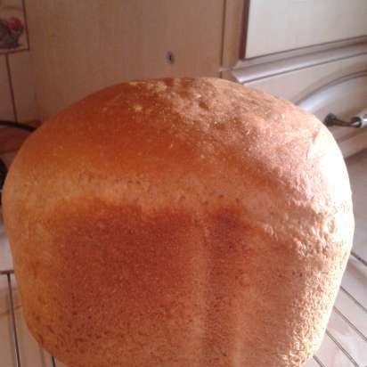 Gray bread in a bread maker