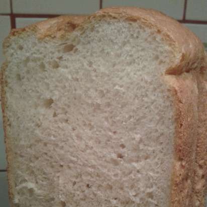 Gray bread in a bread maker