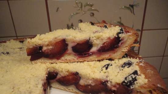 Torta di prugne della Turingia (Thueringer Zwetschenkuchen)