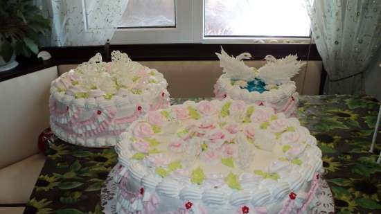 Tiered cakes