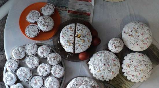 Kulich with Myasoedovskaya in the oven (master class)