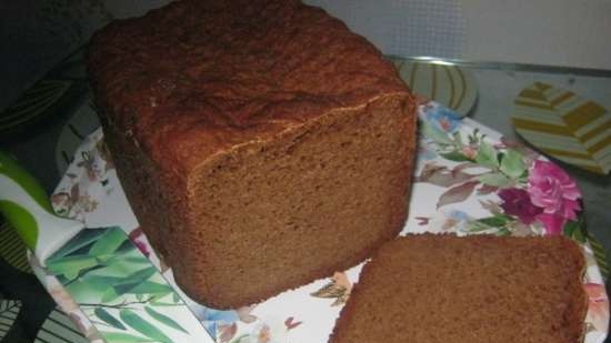 Pane Borodino Lo stesso nella macchina per il pane