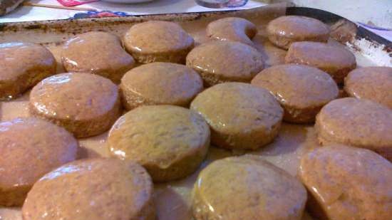 Pan de jengibre con azúcar quemada