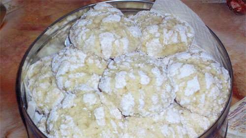 Lemon Crack Cookie-k