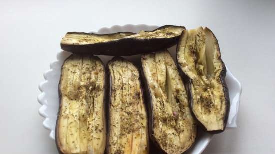 Baked eggplant