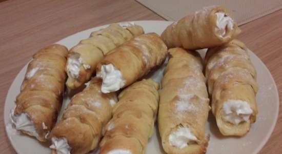 Cream rolls (recipe collection)