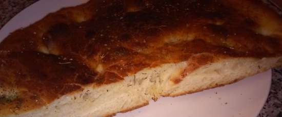 Potato focaccia (pizza maker Princess 115000)