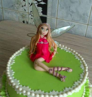 Torte con fate basate sul cartone animato Winx e altri