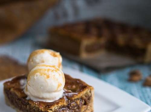 Pastel de nueces de Engadina (Pecannusskuchen)