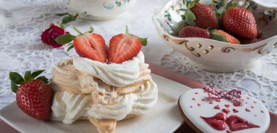 Dessert Pavlova (อิงตาม) - Dessert Pavlova