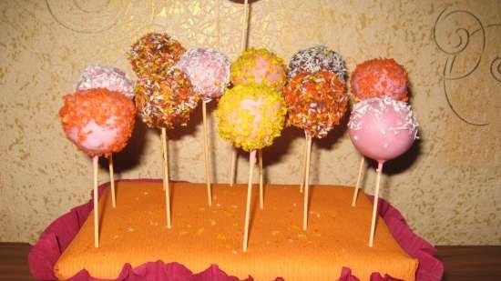 Mga Cake Pops at Cake ball