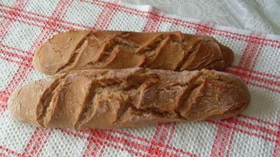 Pane con siero di latte e crusca (fermentazione a freddo)