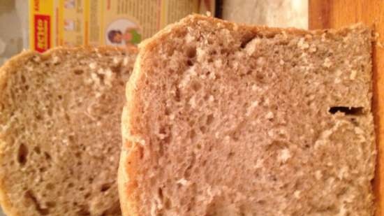 Panasonic 2501. Stolichny rye-wheat bread