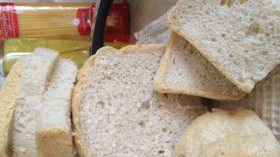 Pane di grano "Lacy" con lievito madre