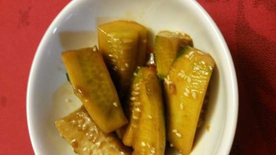 Korean tricky cucumbers