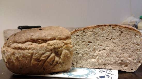 Pane con patate, aglio ed erbe provenzali