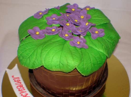 Mga cake ng bulaklak