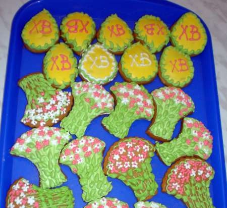 Decoramos galletas de jengibre, galletas