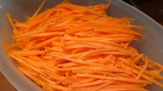 Blanched carrot carrots