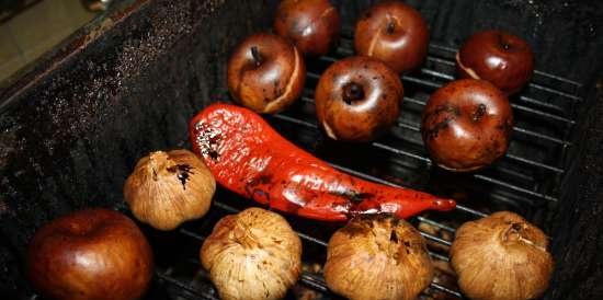 Spruitjes met rokerige aiolisaus