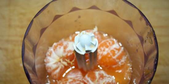 Dessert "Stuffed tangerines" (Mandarini ripieni)